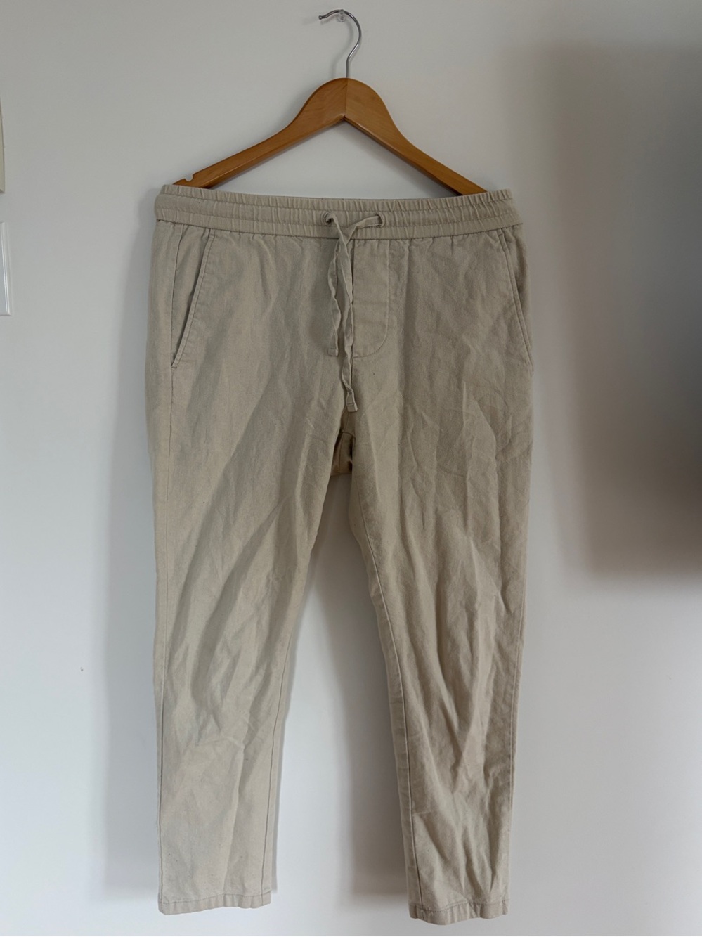 Simons Men's Linen pants - Light Beige